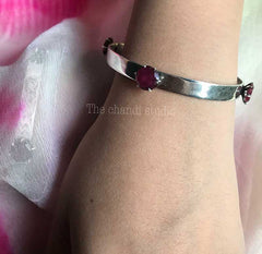 Exquisite Stone Embedded Bangle (Piece)