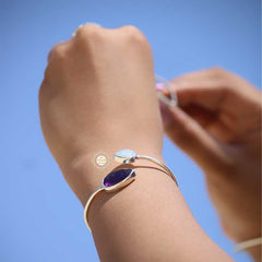 Rustic Romance Amethyst And Aquamarine Bracelet (Piece)