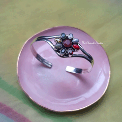 Exquisite Navratna Cuff (Piece)