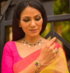 Exquisite Navratna Cuff (Piece)