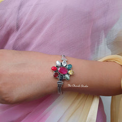 Classic Navratna Bracelet (Piece)