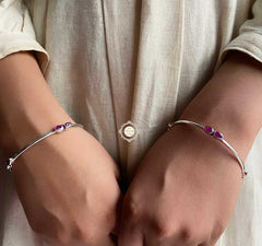 Dilkash Everyday Leaf Stone Bangle (Piece)