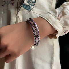 Dilkash Round Stone Bangle (Piece)