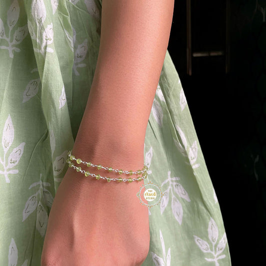 Rustic Romance Peridot Bracelet (Piece)