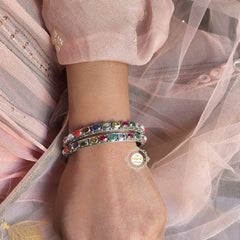 Timeless Navratna Bangle (Piece)