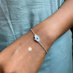 Hamsa Evil Eye Bracelet (Piece)