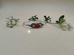 Rustic Romance Zircon Ruby Bracelet (Piece)