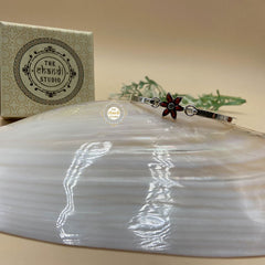 Rustic Romance Openable Flower Bracelet Garnet (Piece)