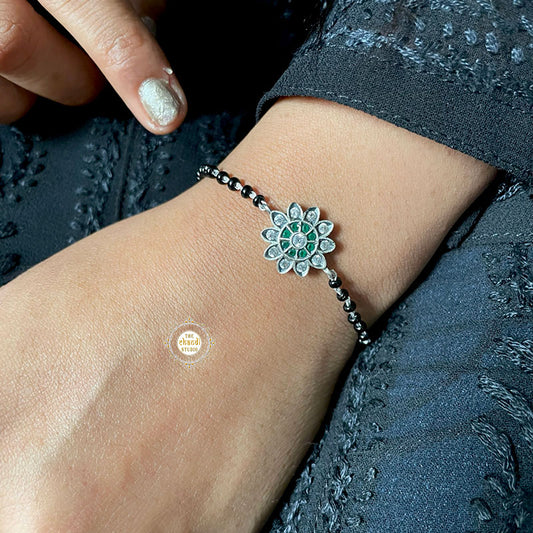 Floral Paradise Mangalsutra Bracelet (Piece)