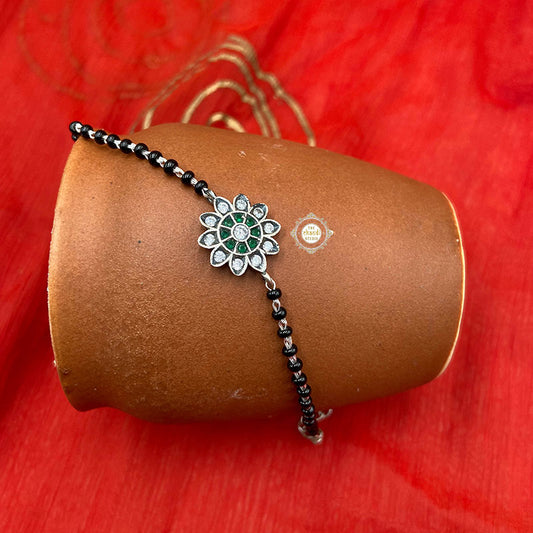 Floral Paradise Mangalsutra Bracelet (Piece)