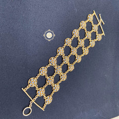 Bold And Bling Layered Bracelet (Piece)