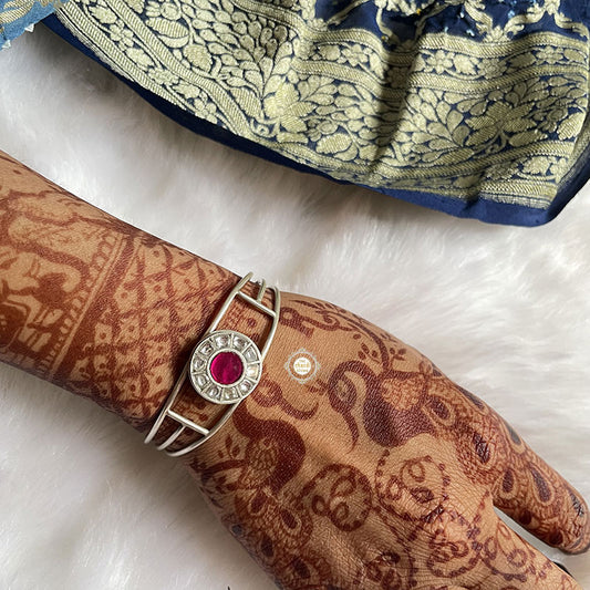 Shahi Kundan Stone Kada (Piece)