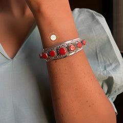 Coral Stone Kada (Piece)