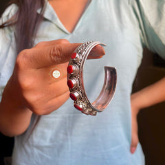 Coral Stone Kada (Piece)