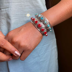 Coral Stone Kada (Piece)