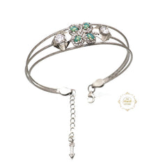 Sparkling Treasure Floral Adjustable Bracelet