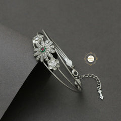 Sparkling Treasure Floral Adjustable Bracelet