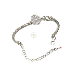 Sparkling Treasure Heart Adjustable Bracelet