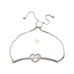 Sparkling Treasure Heart Bracelet