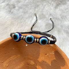 Handcrafted Evil Eye Braid Bracelet (Piece)