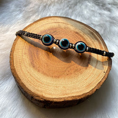 Handcrafted Evil Eye Braid Bracelet (Piece)