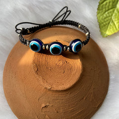 Handcrafted Evil Eye Braid Bracelet (Piece)