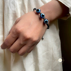 Handcrafted Evil Eye Braid Bracelet (Piece)