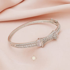 Sparkling Silver Delicate Desire Cuff