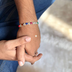 Navratna Treasure Bracelet (Piece)