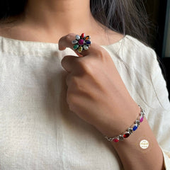 Navratna Treasure Bracelet (Piece)