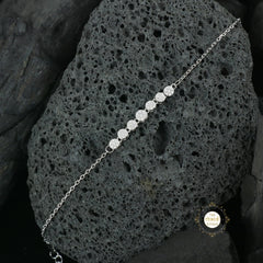 Sparkling Silver Classic Everyday Bracelet.