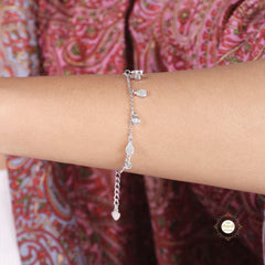 Sparkling Silver Twinkle Charm Bracelet