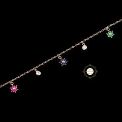 Sparkling Blooming Flowers Bracelet (Piece)