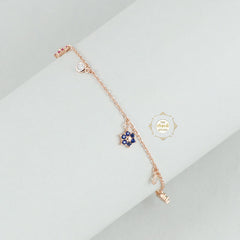 Sparkling Blooming Flowers Bracelet (Piece)