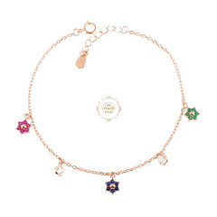 Sparkling Blooming Flowers Bracelet (Piece)