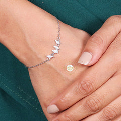 Sparkling Flight of Birds Bracelet (Piece)