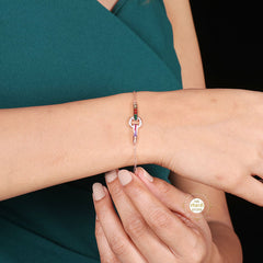 Sparkling Silver Multi Twist Bracelet