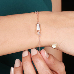 Sparkling Silver Treasure Bracelet