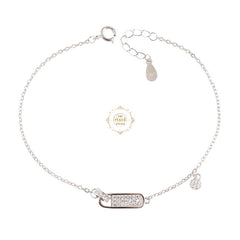 Sparkling Silver Treasure Bracelet