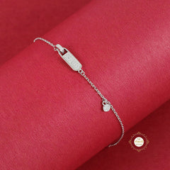 Sparkling Silver Treasure Bracelet