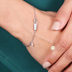 Sparkling Silver Treasure Bracelet