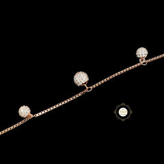 Sparkling Silver Treasure Bracelet