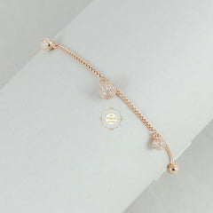 Sparkling Silver Treasure Bracelet