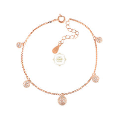 Sparkling Silver Treasure Bracelet