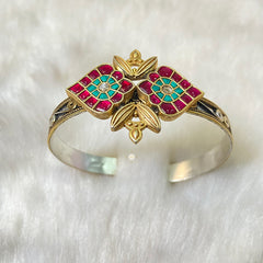 Sterling Silver Enamel Kada (Piece)
