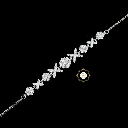 Sparkling Silver Treasure Star Light Bracelet