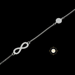 Sparkling Silver Forever Shine Bracelet