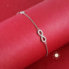 Sparkling Silver Forever Shine Bracelet