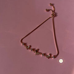 Sparkling Silver Whimsical Butterfly Bracelet