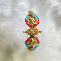 Sterling Silver Royal Mosaic Kada (Piece)